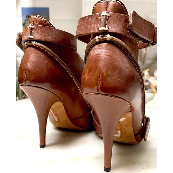 Givenchy Bootie Boot Cognac 39.5 heel ankle strap leather - Picture 4 of 13